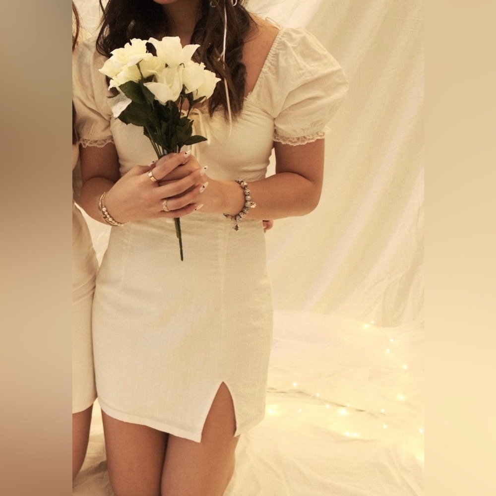 Princess Polly White Coquette mini dress